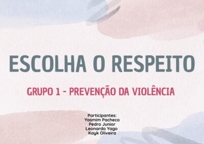 Grupo 1 prevenção a violência