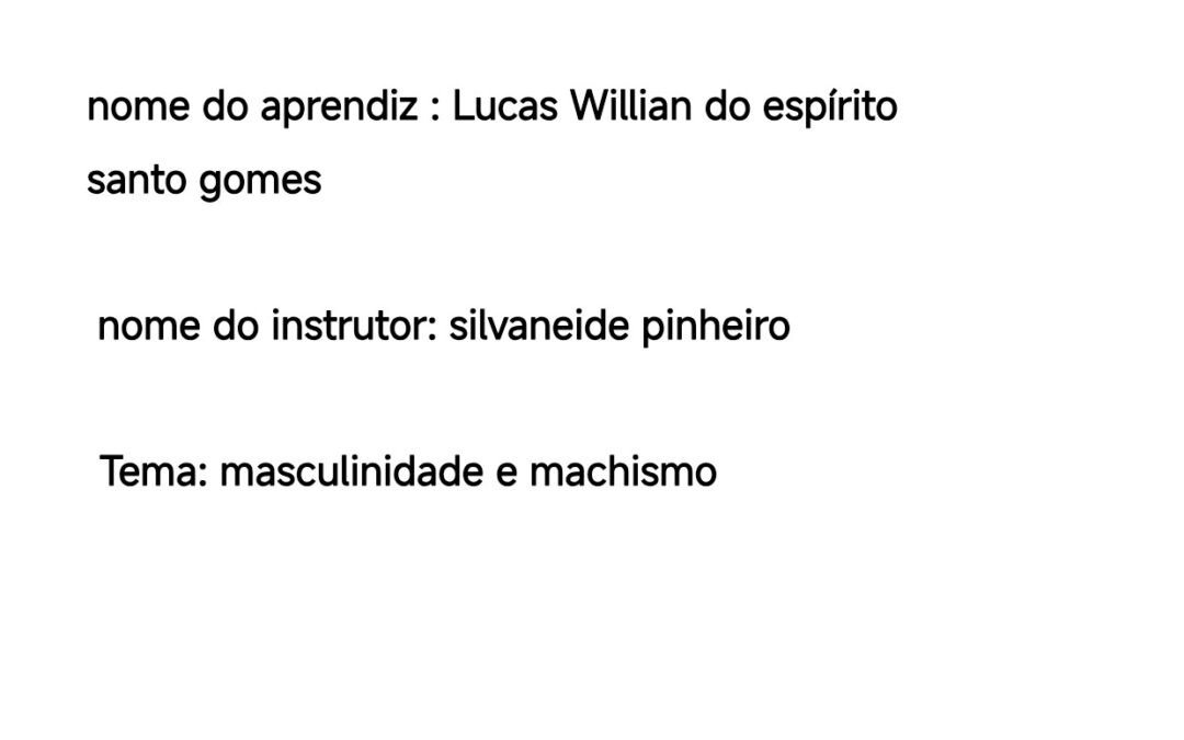 Lucas Willian do Espírito Santo Gomes