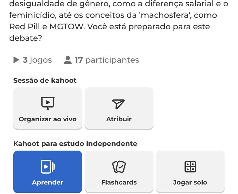 Grupo Não ao machismo!