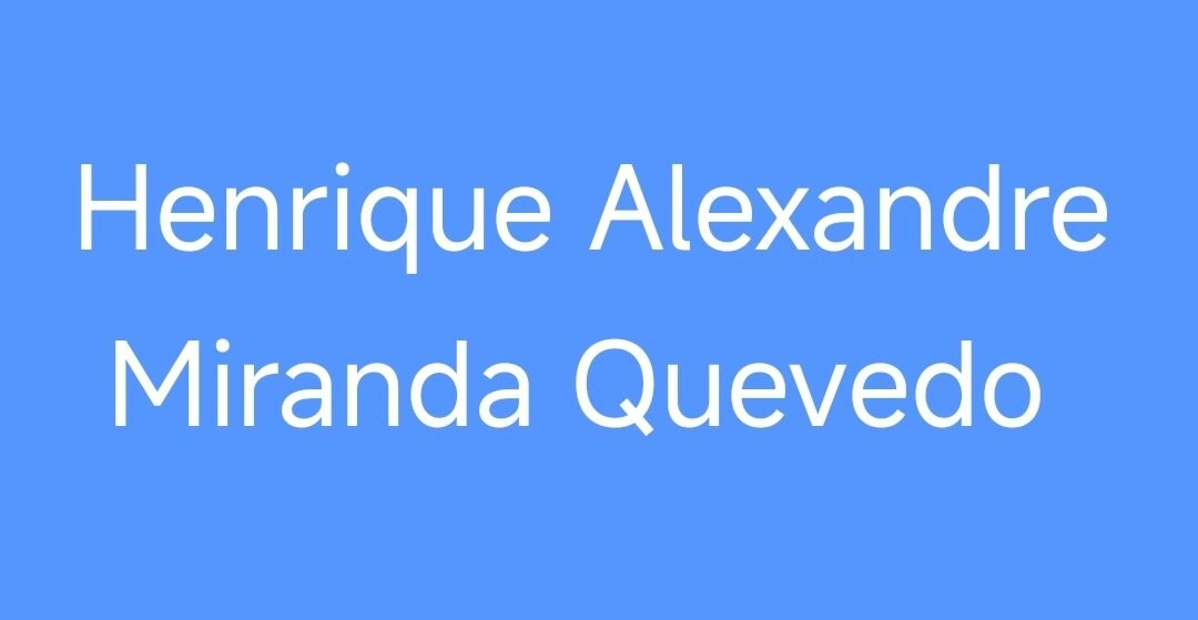 Henrique Alexandre Miranda Quevedo