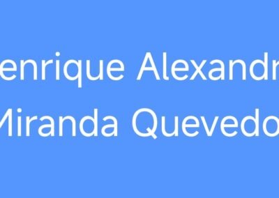 Henrique Alexandre Miranda Quevedo
