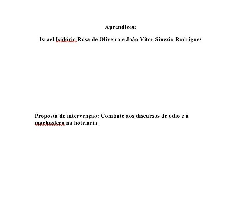 Grupo Israel Isidorio e João Vitor Sinezio