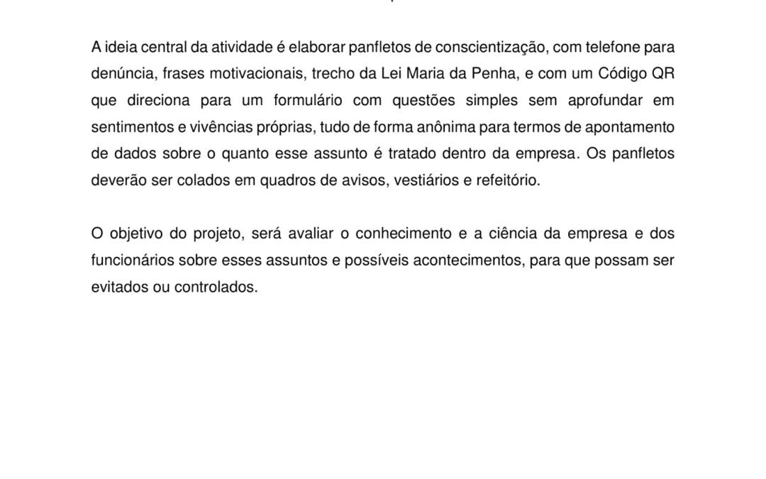 Grupo Pesquisa de Conscientização para ambiente organizacional