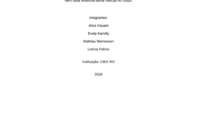 Grupo Violências invisíveis – Grupo 3